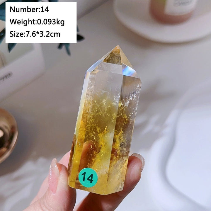 Citrine Crystal Point – Abundance, Prosperity & Manifestation - Light Of Twelve