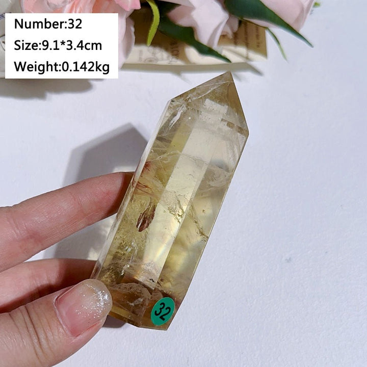 Citrine Crystal Point – Abundance, Prosperity & Manifestation - Light Of Twelve