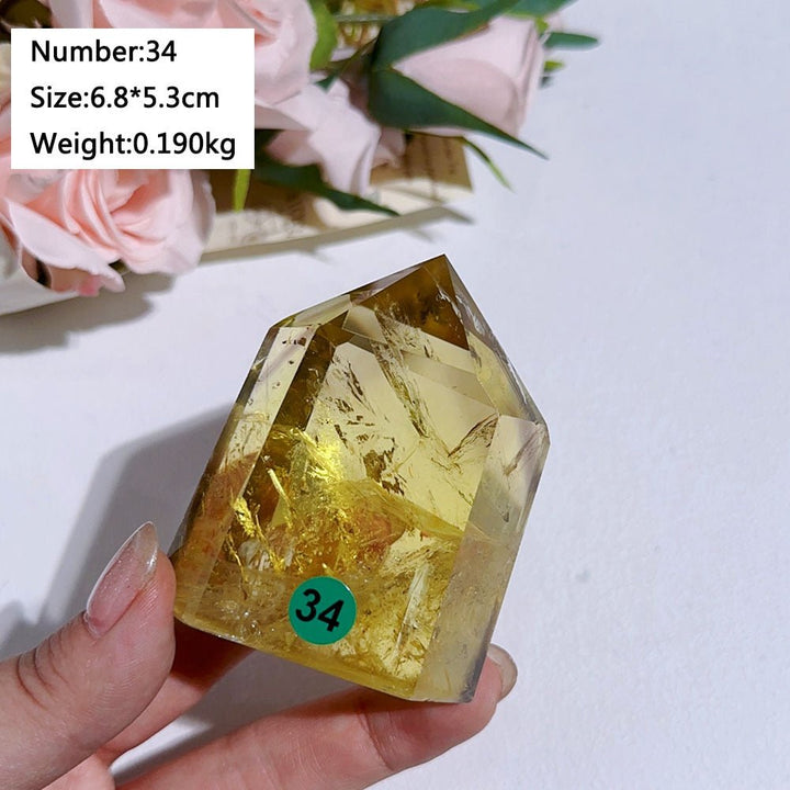 Citrine Crystal Point – Abundance, Prosperity & Manifestation - Light Of Twelve