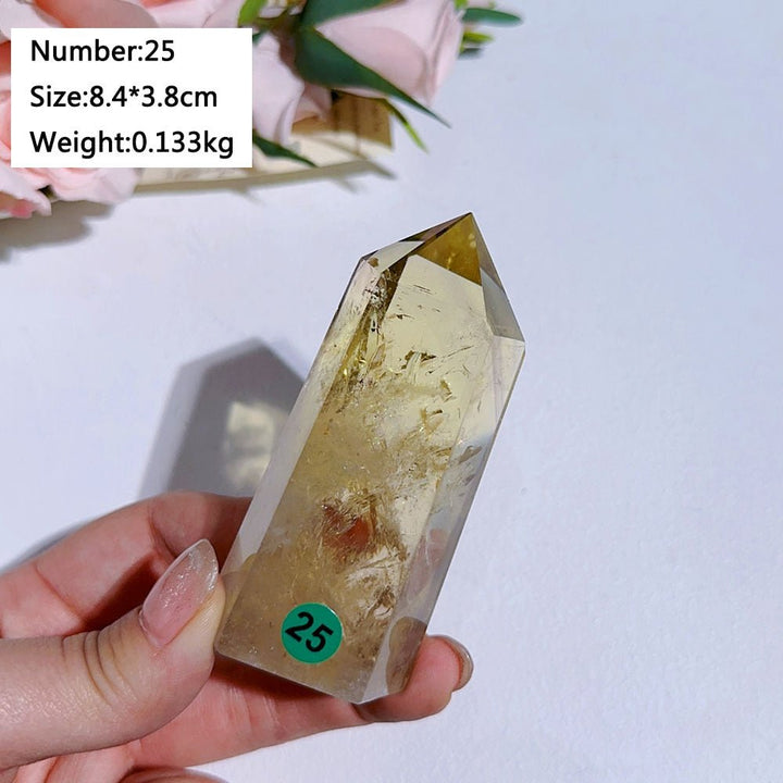 Citrine Crystal Point – Abundance, Prosperity & Manifestation - Light Of Twelve