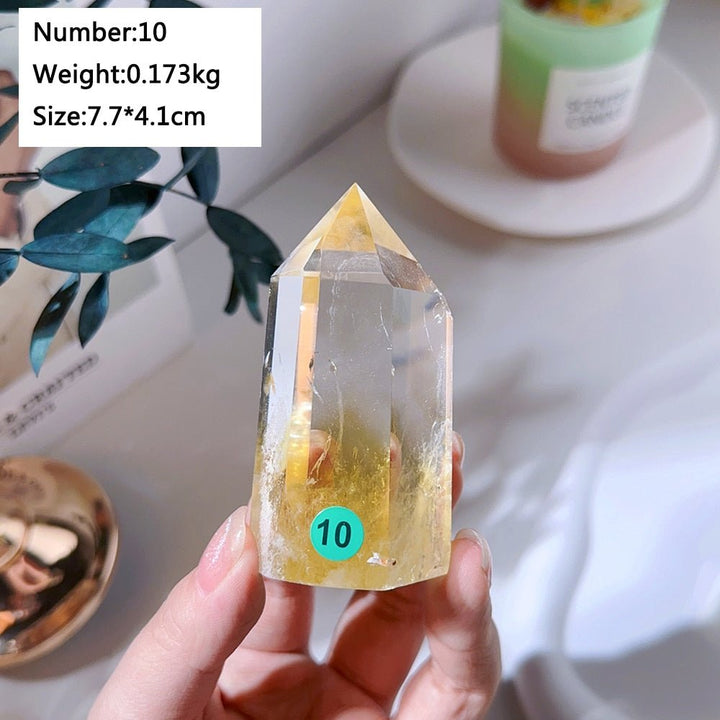 Citrine Crystal Point – Abundance, Prosperity & Manifestation - Light Of Twelve