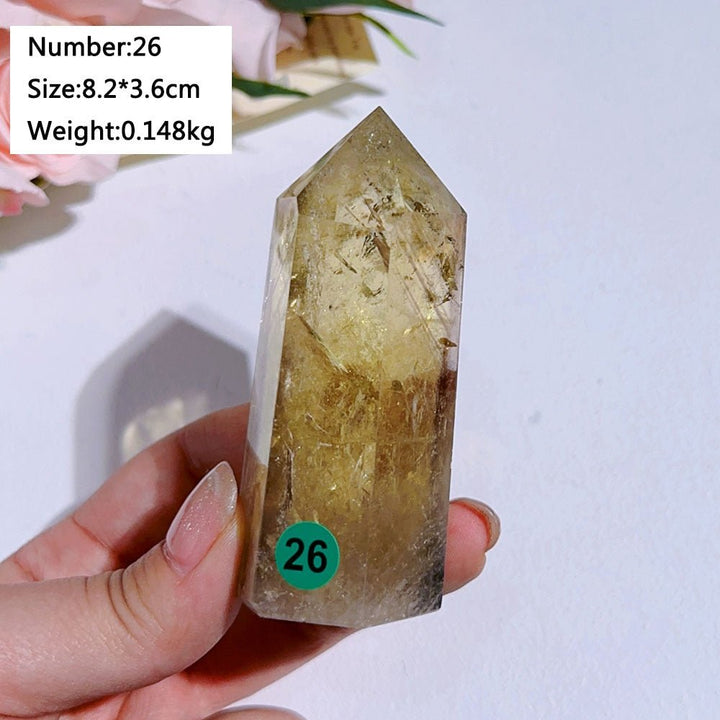 Citrine Crystal Point – Abundance, Prosperity & Manifestation - Light Of Twelve