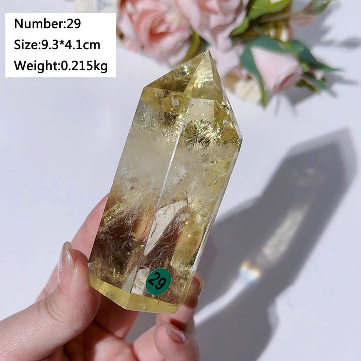 Citrine Crystal Point – Abundance, Prosperity & Manifestation - Light Of Twelve