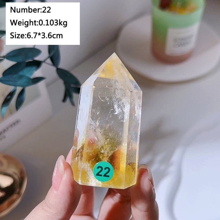 Citrine Crystal Point – Abundance, Prosperity & Manifestation - Light Of Twelve