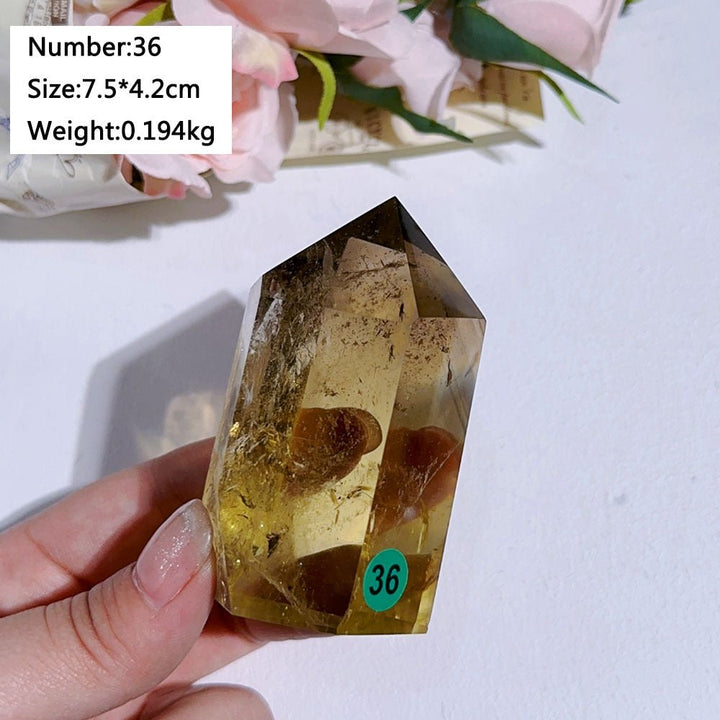 Citrine Crystal Point – Abundance, Prosperity & Manifestation - Light Of Twelve