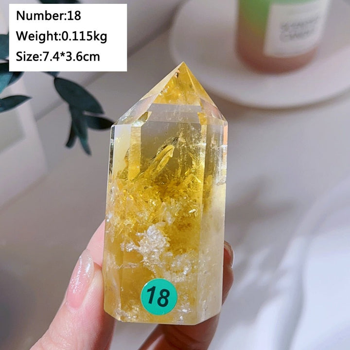 Citrine Crystal Point – Abundance, Prosperity & Manifestation - Light Of Twelve