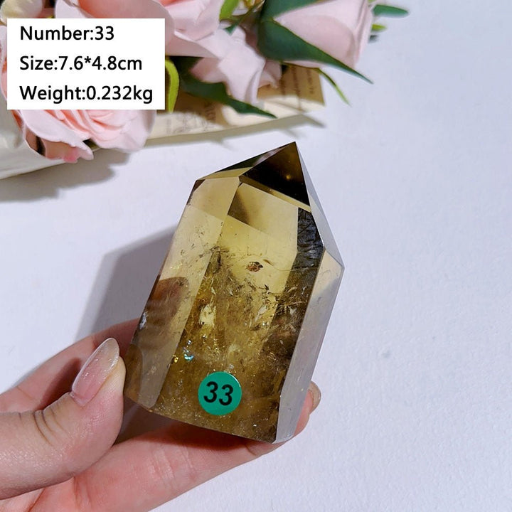 Citrine Crystal Point – Abundance, Prosperity & Manifestation - Light Of Twelve