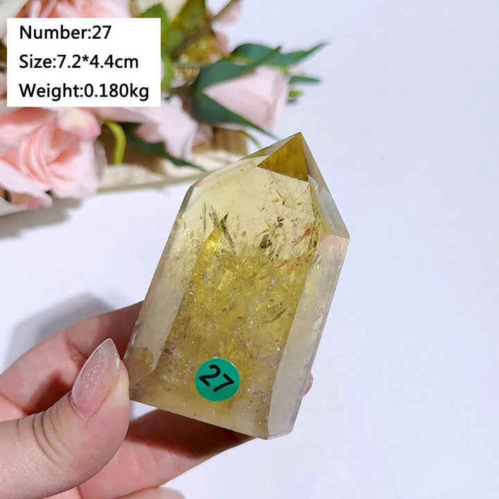 Citrine Crystal Point – Abundance, Prosperity & Manifestation - Light Of Twelve