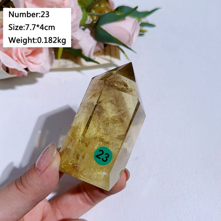 Citrine Crystal Point – Abundance, Prosperity & Manifestation - Light Of Twelve