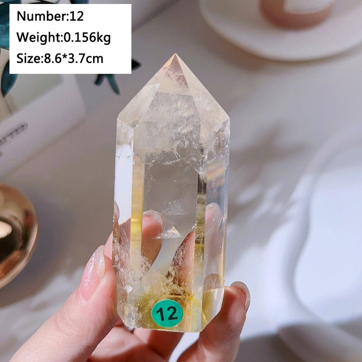 Citrine Crystal Point – Abundance, Prosperity & Manifestation - Light Of Twelve