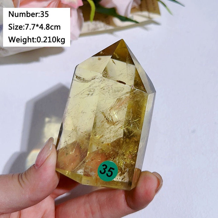 Citrine Crystal Point – Abundance, Prosperity & Manifestation - Light Of Twelve