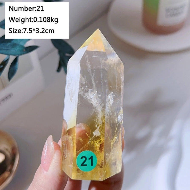 Citrine Crystal Point – Abundance, Prosperity & Manifestation - Light Of Twelve