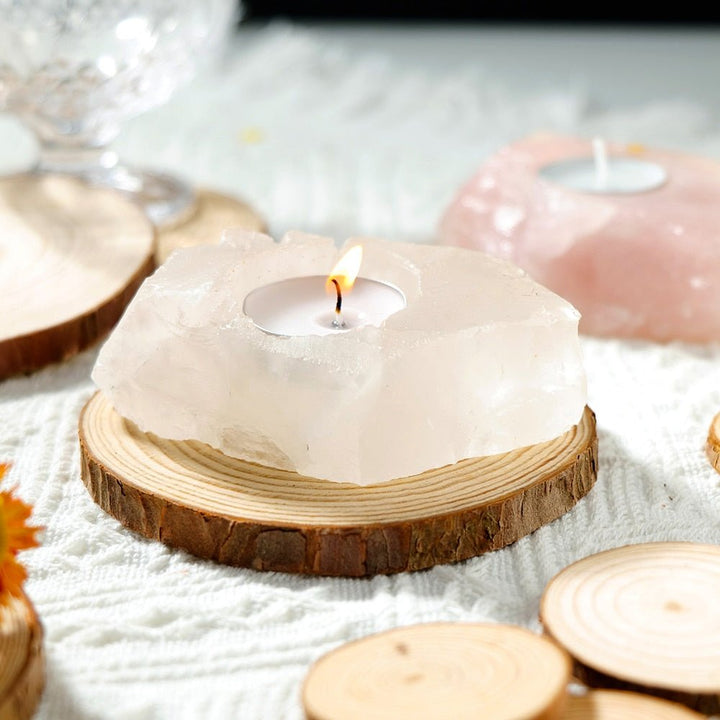 Crystal Candle Holders - Illuminate Your Space with Radiant Energy & Mesmerizing Beauty - Light Of Twelve