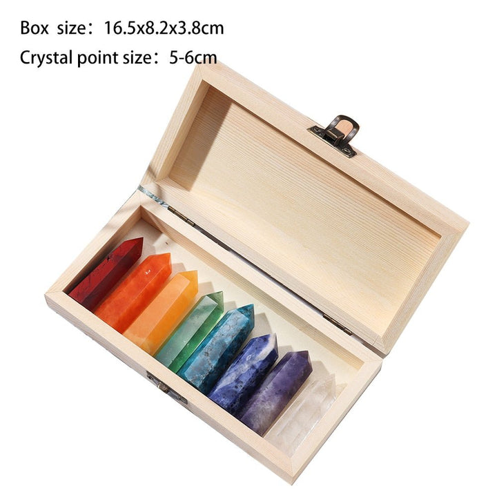Gift Box of Mini Crystal Towers - A Treasure Trove of Healing Energies & Vibrant Colors - Light Of Twelve
