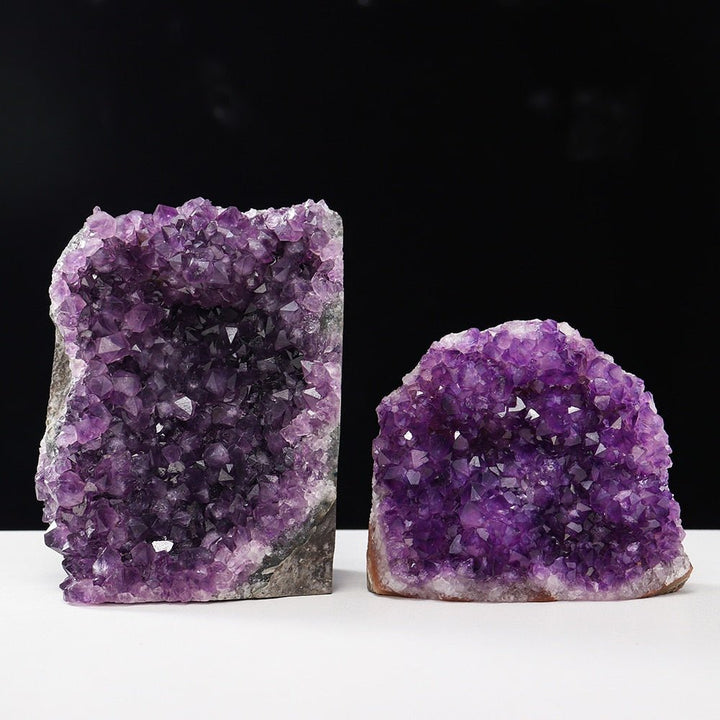 Irregular Uruguayan Amethyst Cluster - Promote Calm, Balance, and Spiritual Growth with these Stunning Crystal Clusters - Light Of Twelve
