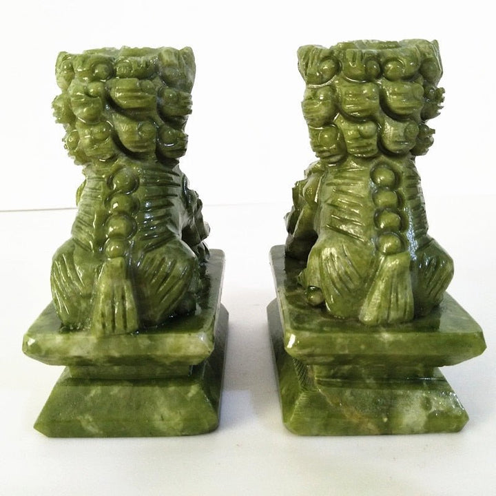 Jade Lion Statues - Light Of Twelve
