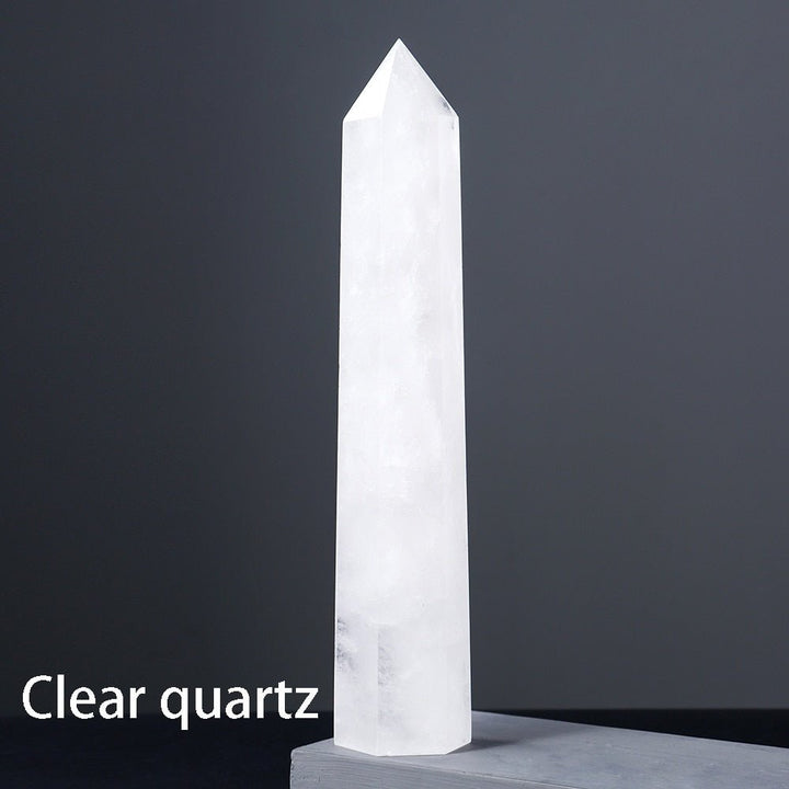 Large Citrine, Rose Quartz & Clear Quartz Towers - Energy Balancing Crystal Trio for Healing & Decor - Light Of Twelve