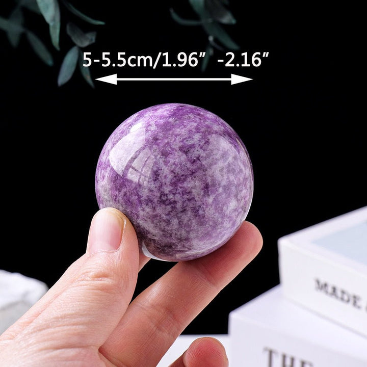 Lepidolite Crystal Balls – Stress Relief, Emotional Balance & Spiritual Growth - Light Of Twelve