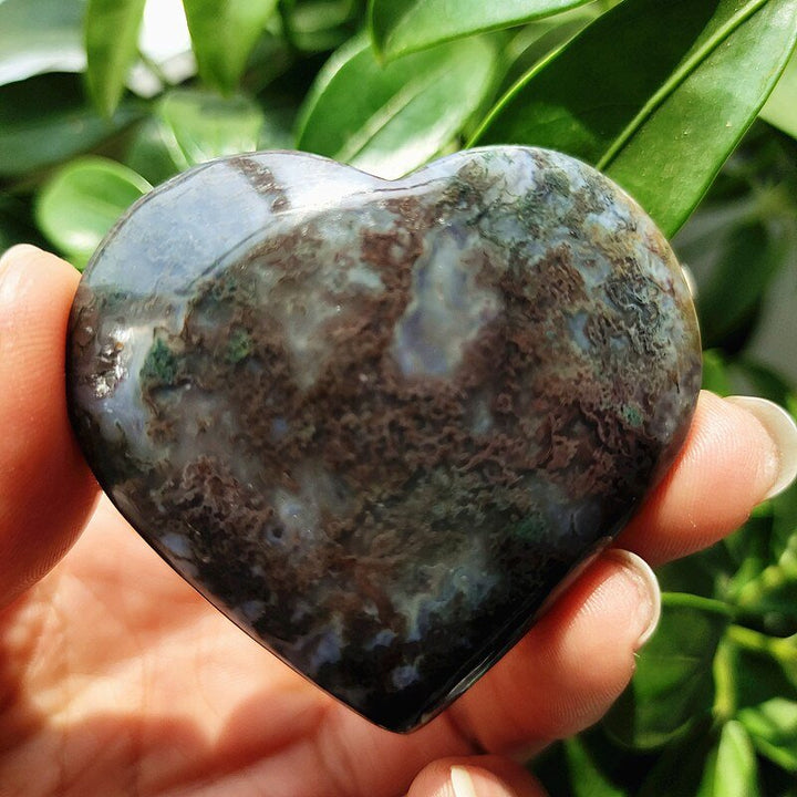 Moss Agate Hearts - Light Of Twelve