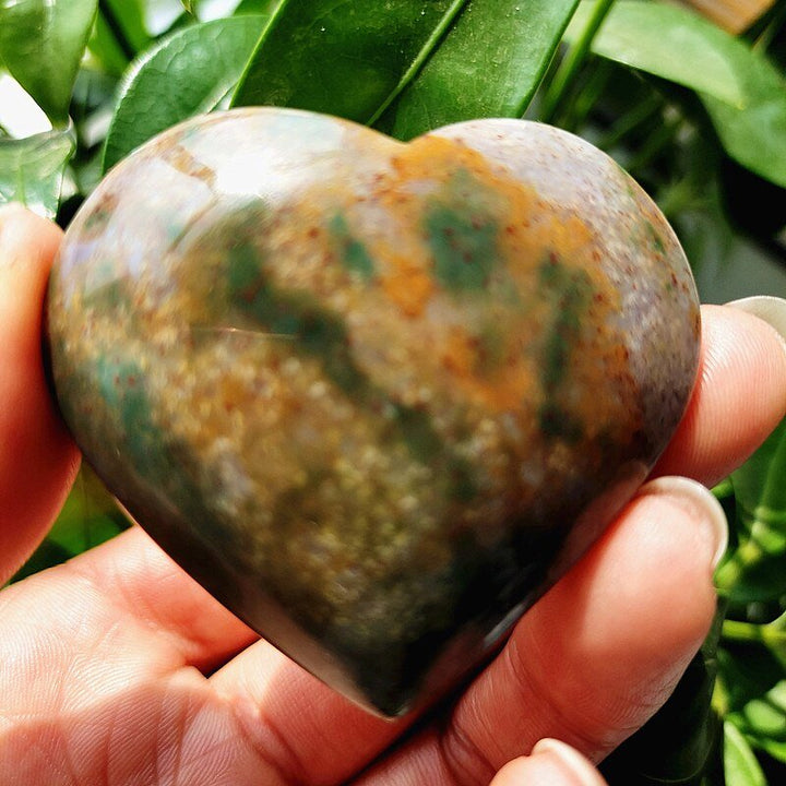 Moss Agate Hearts - Light Of Twelve