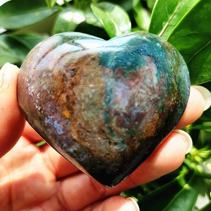 Moss Agate Hearts - Light Of Twelve