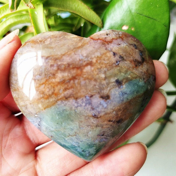 Moss Agate Hearts - Light Of Twelve