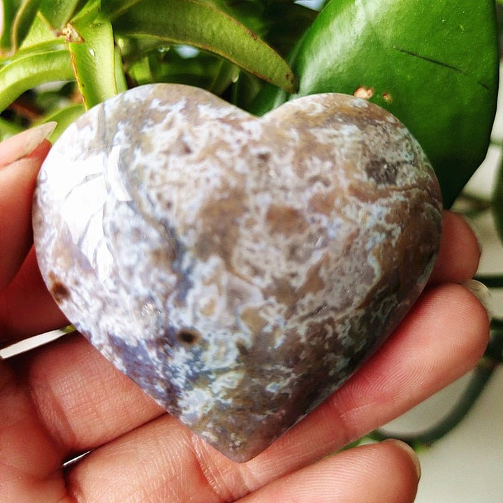 Moss Agate Hearts - Light Of Twelve