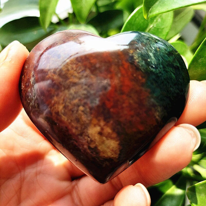 Moss Agate Hearts - Light Of Twelve