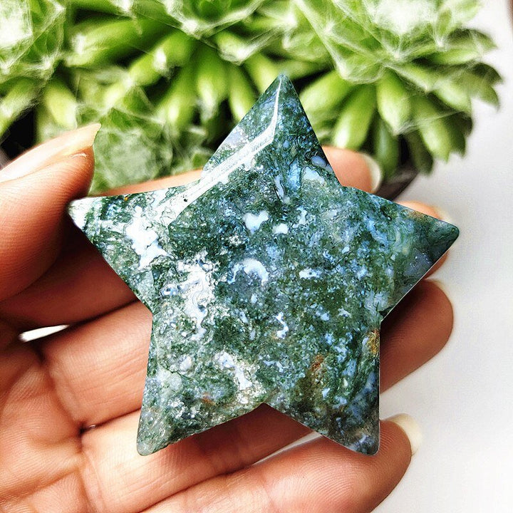 Moss Agate Stars - Light Of Twelve