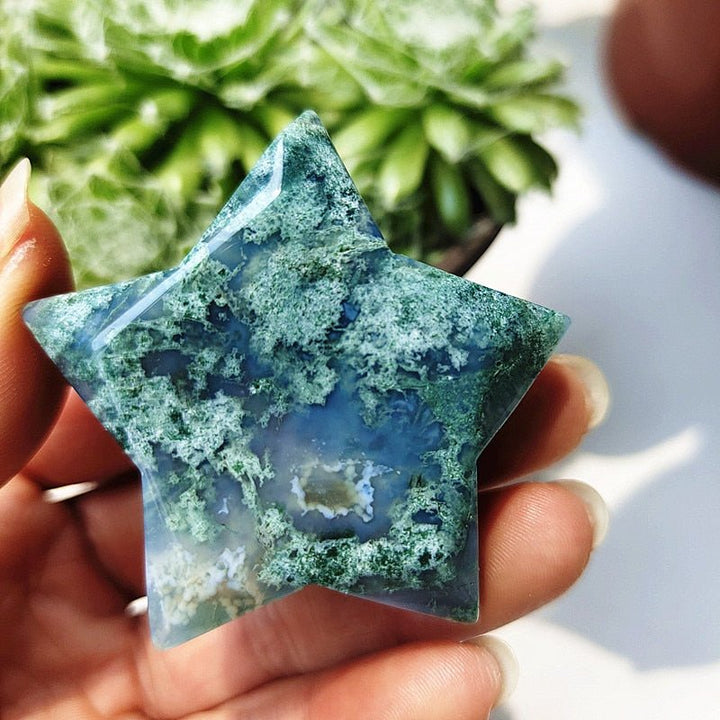 Moss Agate Stars - Light Of Twelve