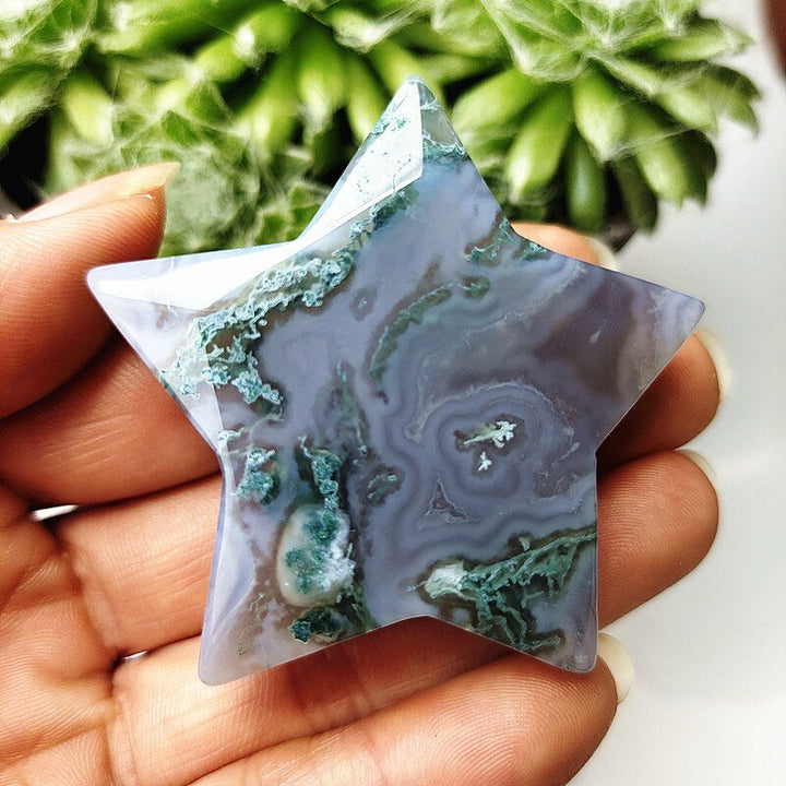 Moss Agate Stars - Light Of Twelve