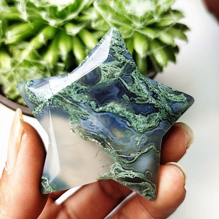 Moss Agate Stars - Light Of Twelve