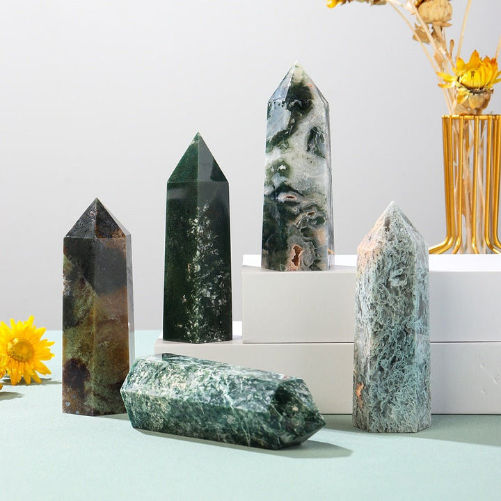 Moss Agate Tower - Light Of Twelve