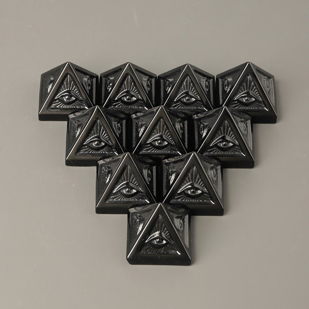 Mysterious Black Obsidian Eye Pyramids - Protection | Light of Twelve ...