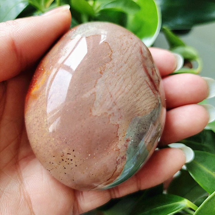 Ocean Jasper Worry Stone - Light Of Twelve