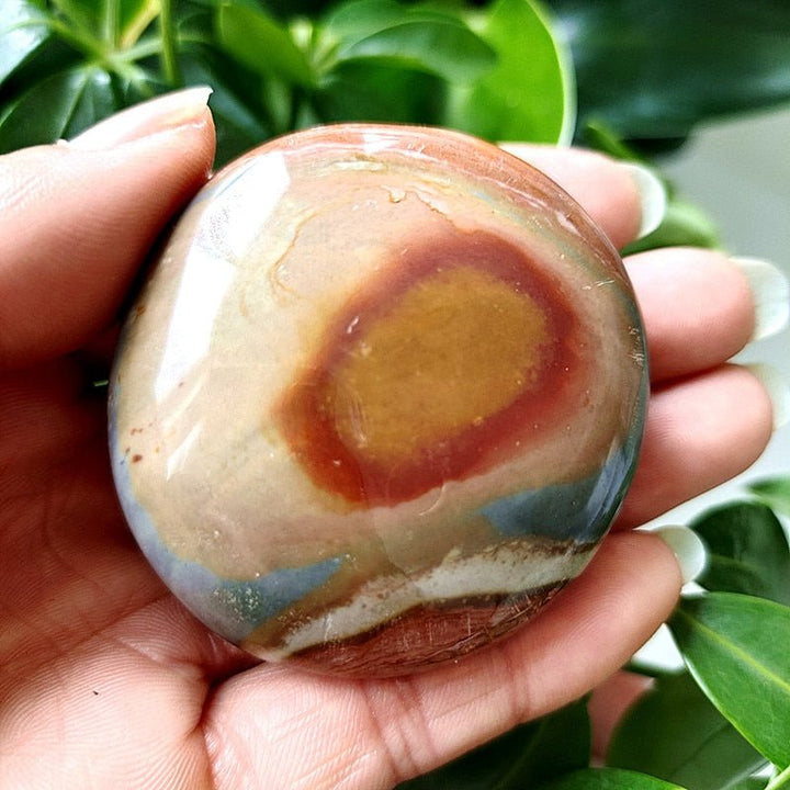 Ocean Jasper Worry Stone - Light Of Twelve