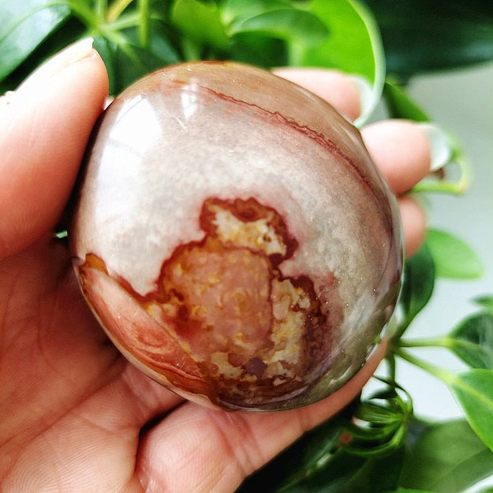 Ocean Jasper Worry Stone - Light Of Twelve