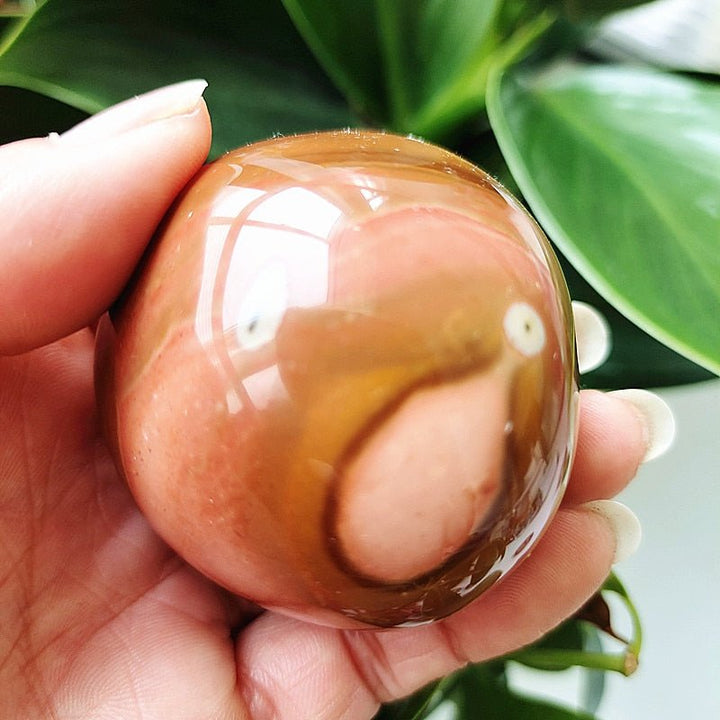 Ocean Jasper Worry Stone - Light Of Twelve