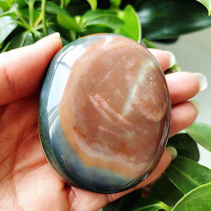 Ocean Jasper Worry Stone - Light Of Twelve