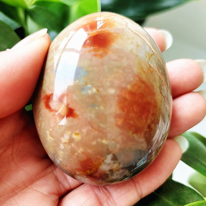 Ocean Jasper Worry Stone - Light Of Twelve