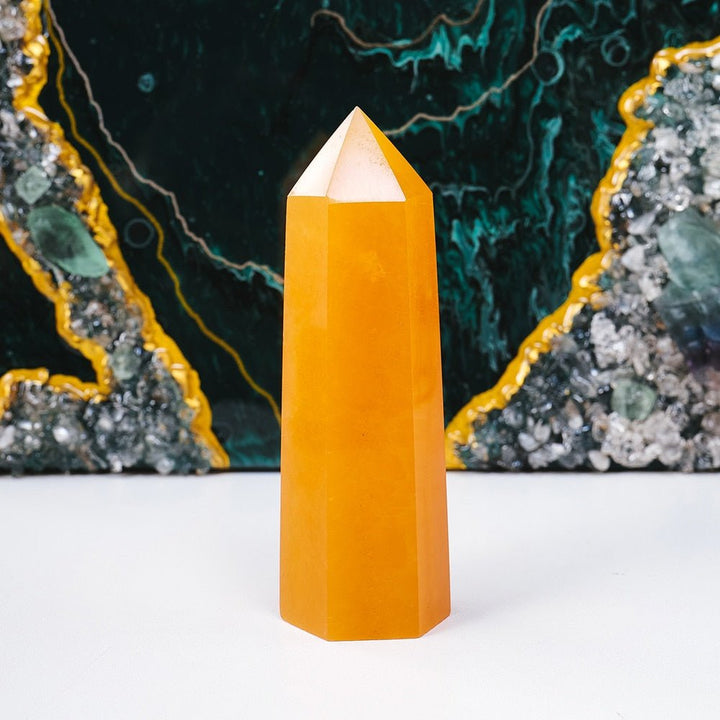 Orange Calcite Crystal Points - Light Of Twelve