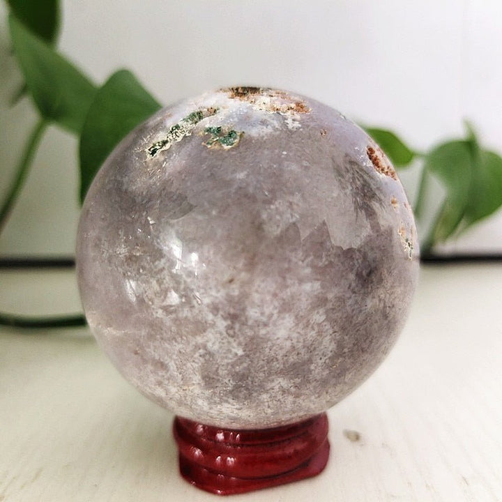 Pink Amethyst Geode Spheres - Light Of Twelve