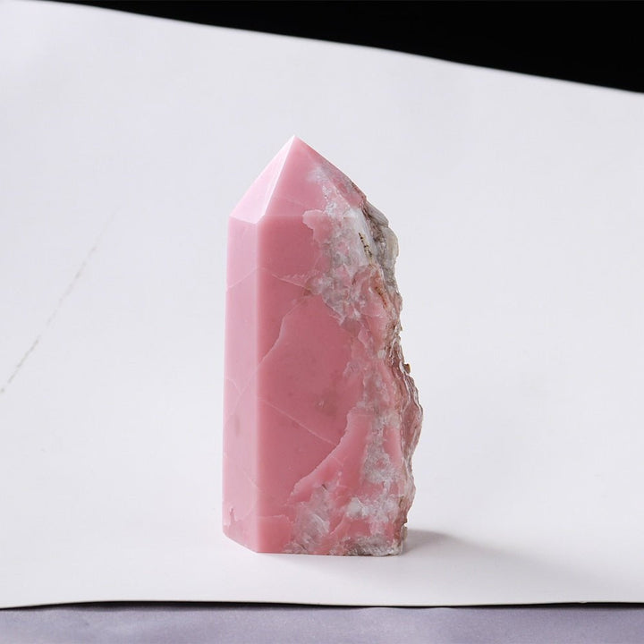 Pink Opal Towers - Ignite Love, Compassion, and Emotional Healing with these Delicate Crystal Pillars - Light Of Twelve