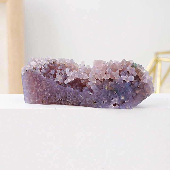 Purple Grape Agate Crystal Points - Light Of Twelve