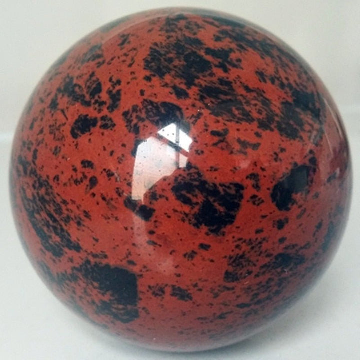 Radiant Red Obsidian Spheres for Passion & Creativity - Light Of Twelve