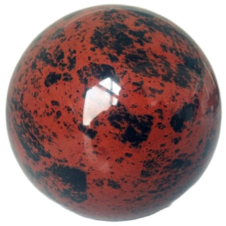 Radiant Red Obsidian Spheres for Passion & Creativity - Light Of Twelve