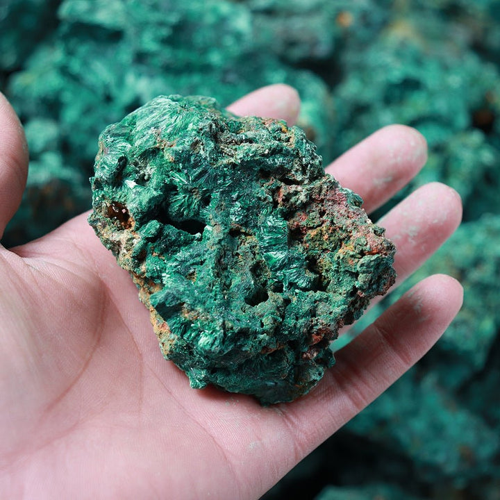 Raw Malachite Stones 1kg - Unearth the Power of Transformation and Protection with These Vibrant Green Gems - Light Of Twelve