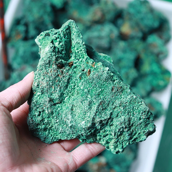 Raw Malachite Stones 1kg - Unearth the Power of Transformation and Protection with These Vibrant Green Gems - Light Of Twelve