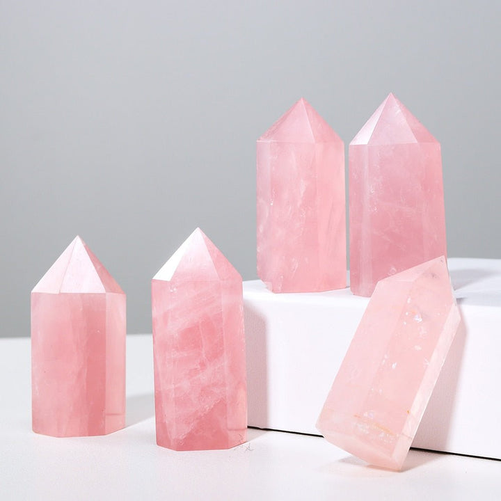Rose Quartz Crystal Towers - Light Of Twelve
