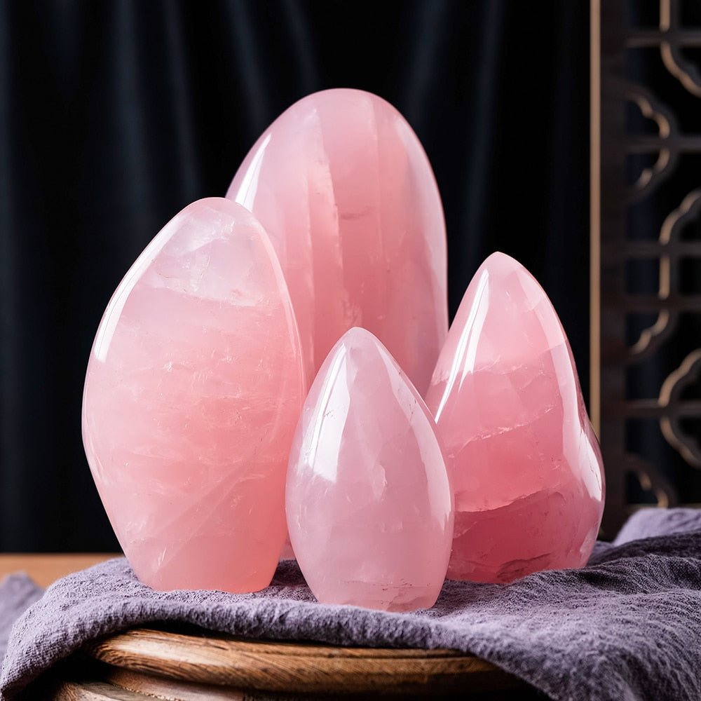 Rose Quartz Freeforms – Love, Harmony, Emotional Healing – Light Of Twelve